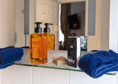 Toiletries in Bathroom for guests