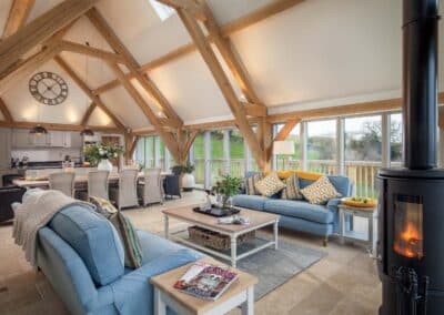 Gitcombe Retreat Living Room